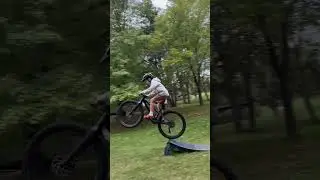 Second Highest Level Ninja Ramp Send #biker #mtb #ninja #ramp