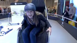 Расслабьтесь и отдохните на этом сегвее S-Pod (полная демонстрация)