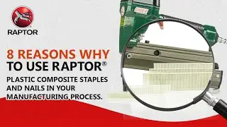 8 Reasons why use RAPTOR plastic composite staples and nails: what problems metal fasteners cause?