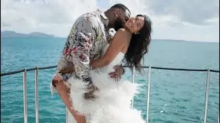 Inside Chanel Iman & Davon Godchaux&rsquo;s Yacht Wedding in Anguilla !!