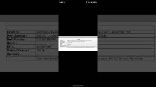 DSSSB JE teir 1 Civil result