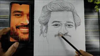 MS dhoni outline #arts 
