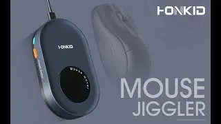 HONKID Undetectable Mouse Mover Jiggler with ON Off Switch and USB Port Drive Free,Mouse Movement