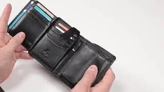Knightsbridge - Cash & Coin Wallet - Black