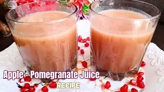 Refreshing Apple Pomegranate Juice 🍎🍷l Healthy Juice Recipe 