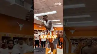 Texas Longhorns Locker Room Speech Making Case For College Football Playoffs  #texasfootball #ncaa
