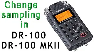 Changing Record Frequencies in TASCAM Digital Recorder