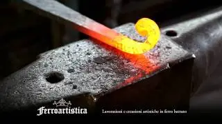 Ferro battuto a mano: il ricciolo