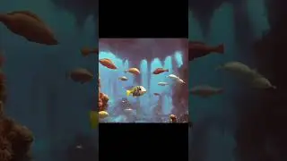 AI 3D Animation #13 |Make it look like an underwater scene from a science fiction movie|