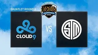 CLOUD9 VS TEAM SOLO MID | GAUNTLET LCS NA | MAPA 3 | Summer Split [2018]