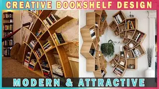 MODERN & ATTRACTIVE BOOKSHELF! 50+ Creative Bookshelf Design You'll Fall In Love