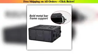 PE Plastic Tool U-box Storage Organizer Microphone Microphone Tool Box Case Audio Equipment