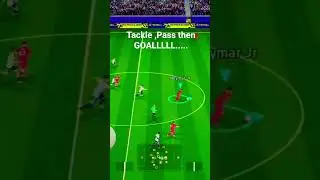 Tackle, Pass Then Goal... #shorts #youtubeshorts