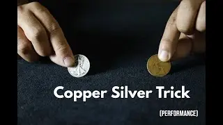 dans copper silver coin magic trick performance