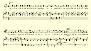 Die Rose, die Lilie accompaniment in D major - Schumann