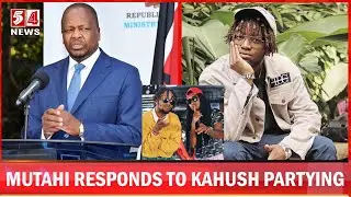 MUTAHI KAGWE'S SON KAHUSH OF MASTINGO SONG IN TROUBLE AFTER HOUSE PARTY VIDEOS  LEAKS|TV54 News