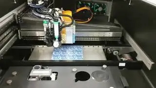 First Run of Mycronic MY600 Solder Paste Jet Printer at Pololu Robotics
