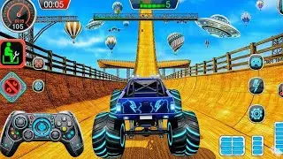 Monster Truck Mega Ramp Impossible Driver - Mega Ramp Car Stunt Master Simulator - Android Gameplay