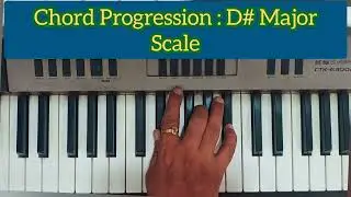 Piano Chord Progression | D# Major Scale | Piano Tutorial for beginners