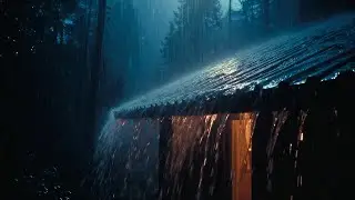 Heavy Rain Sounds for Deep Sleep All Night