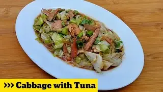 Easy Cabbage with Tuna Recipe | Ginisang Repolyo at Tuna