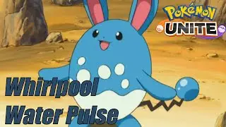 Water Pulse Whirlpool AZUMARILL - Pokemon Unite - Standard Match Theia Sky Ruins