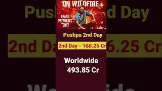 #pushpa2 2nd Day Collection 🤑