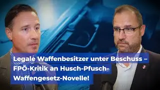 Legale Waffenbesitzer unter Beschuss &ndash; FP&Ouml;-Kritik an Husch-Pfusch-Waffengesetz-Novelle