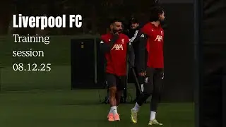 Liverpool FC training session pre Inter Milan 8.12