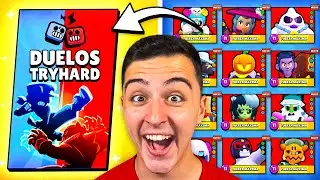 DUELOS TRYHARD con SOLO SKINS de HALLOWEEN 😱🎃 Reto Brawl Stars