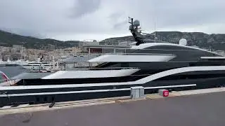 Oceanco Dar 90M Superyacht Tour  Reverse Bow Stunner with Glass-Bottom Pool