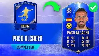 88 'TOTS MOMENTS' ALCACER SBC CHEAPEST SOLUTION - #FIFA19 88 Paco Alcacer SBC Cheapest Solution