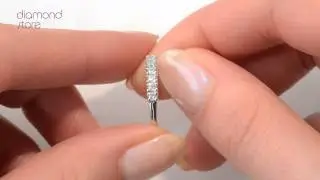 FT32-52XUS - Stunning Chloe Platinum 7 Stone Diamond Eternity Ring 0.30CT G/VS