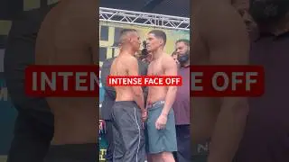 INTENSE final face off between Tim Tszyu and Anthony Velazquez #boxing #sydney