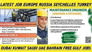 Latest Job Europe Russia Seychelles Turkey Dubai Kuwait #Saudi #Arabia #Bahrain #Free #Gulf #Jobs