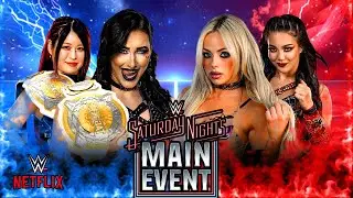 WWE Saturday Night Main Event: Rhea Ripley & Iyo Sky vs Liv Morgan & Roxanne Full Match 25-Jan-2026