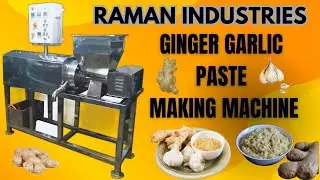 Ginger  Garlic Paste Making Machine Auto Feeder