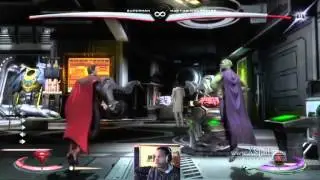 Perfect Legend shows of Superman's crazy corner combos in Injustice 1!