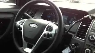 Ford Taurus 2013 года выпуска, бывший полицейский, запуск двигателя и подробный обзор