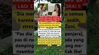 irish bella jadi alasan ammar zoni jalani hidup stress