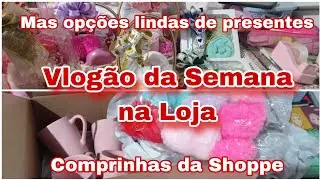 Vlogão da Semana na Loja/Chegou canecas da Shoppe/ Mas presentes lindos para Natal 🎅🎁
