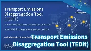 SIDE EVENT I Transport Emissions Disaggregation Tool by ClimateAnalytics #TransportWeek22