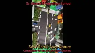 Sri Bharathi Vidyalaya School Save Earth, Save Nature competition for 8th and 9th class students
