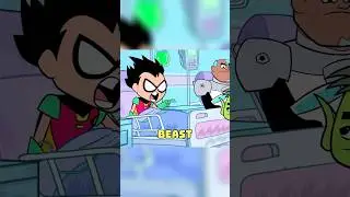 Robin get Beast Boy Powers #reels #teentitansgo #dc #shorts #funny