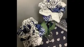 Bandana Roses Handmade @ArtByVero_8o5
