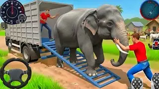 Animal Transport Truck Simulator 3D 🐘 | Elephant Cargo Delivery Mission | Android Gameplay 2026