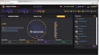 Новый сайт рулетка csgo team  халявные 0 10$ каждый день !