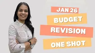 CA Foundation Jan 26 Economics Revision Marathon Chapter 7 Unit 3 Budget by CA Meenal