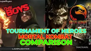 COMPARISON: Mortal Kombat | Tournament Of Heroes By Vought International(The Boys S4)
