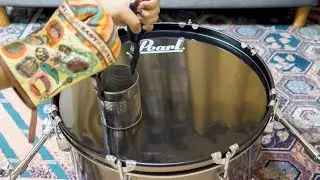 (2018) Cutting the Bass Drum Head Port Hole FAST and EASY